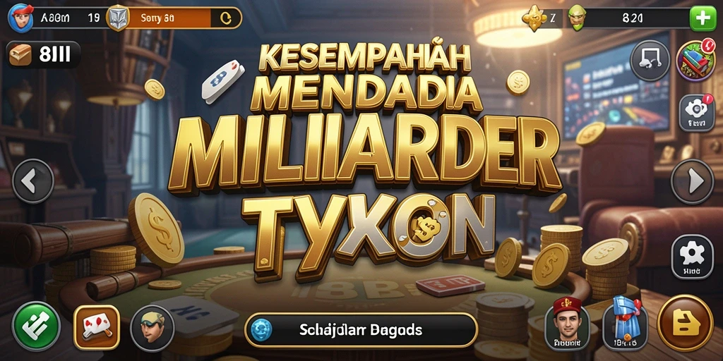 Screenshot gameplay Tycoon 8II menampilkan kemewahan pembangunan bisnis.