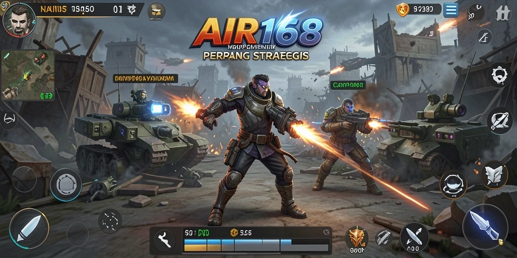 Tampilan seru dari gameplay <strong>AIR168</strong> yang penuh aksi TPS.