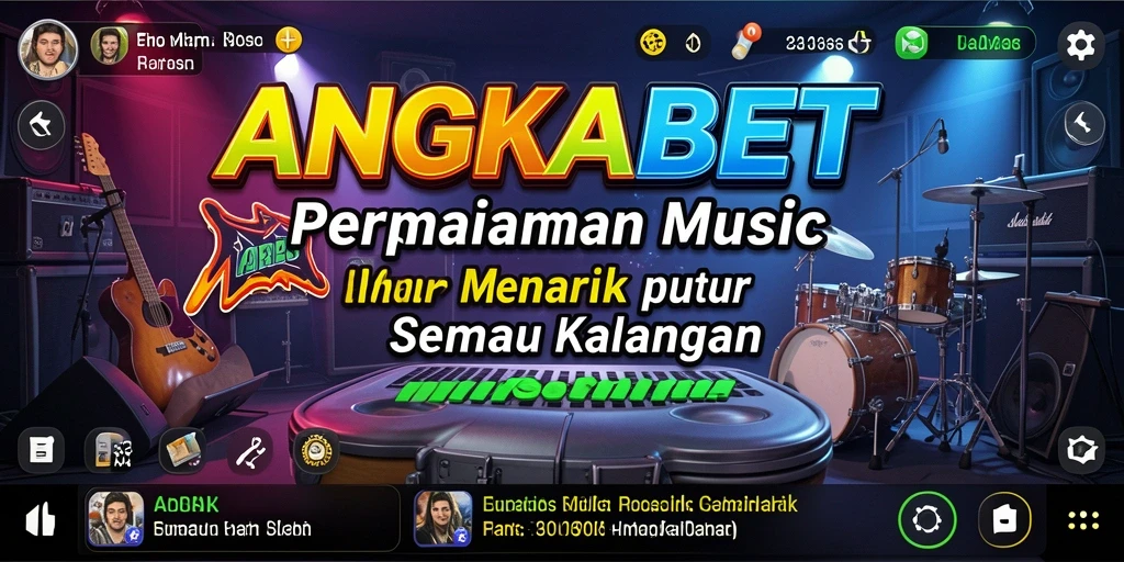 Tampilan gameplay seru dari aplikasi musik ANGKABET.