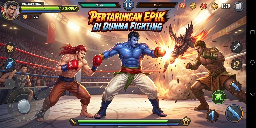 Gameplay seru dengan pertarungan langsung di BOS898.