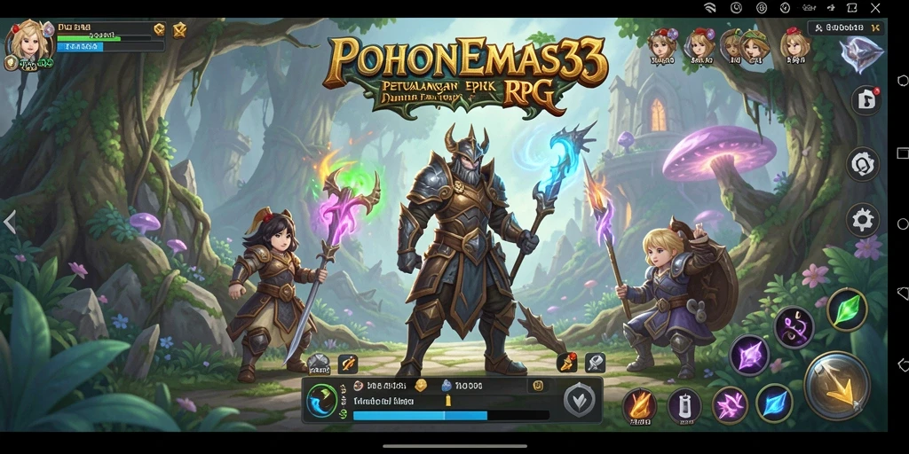 Tampilan menakjubkan dari gameplay <strong>POHONEMAS33</strong> yang mendebarkan.