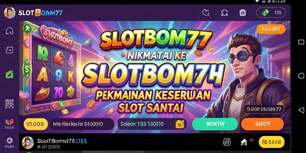 Tampilan menarik dari gameplay SLOTBOM77 yang seru dan mengasyikkan.