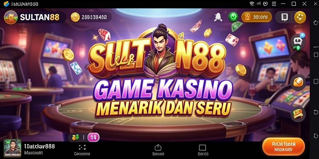 Tampilan gameplay SULTAN88 dengan berbagai permainan kasino yang menarik.