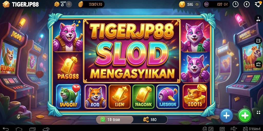 Tampilan gameplay Slot yang memukau dari TIGERJP88.