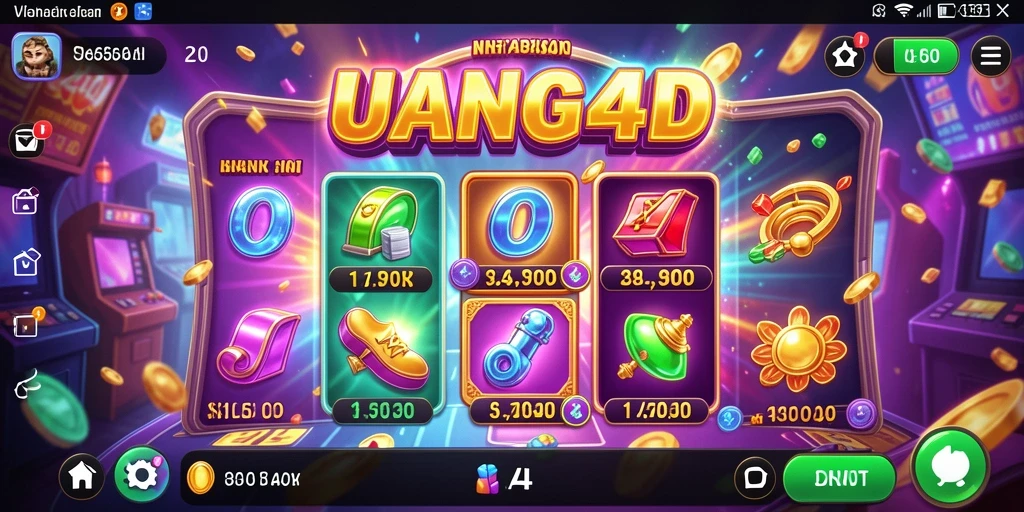 Tampilan gameplay UANG4D yang menarik dengan mesin Slot yang beragam.
