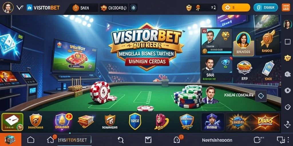 Tampilan gameplay VISITORBET yang menarik dan penuh strategi.