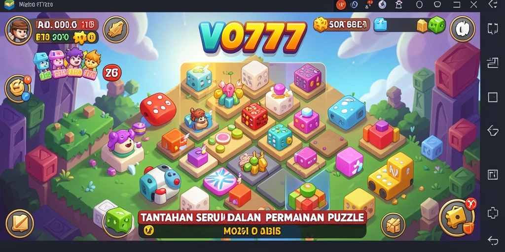 Tampilan gameplay seru di VO777 dengan tantangan puzzle menarik.